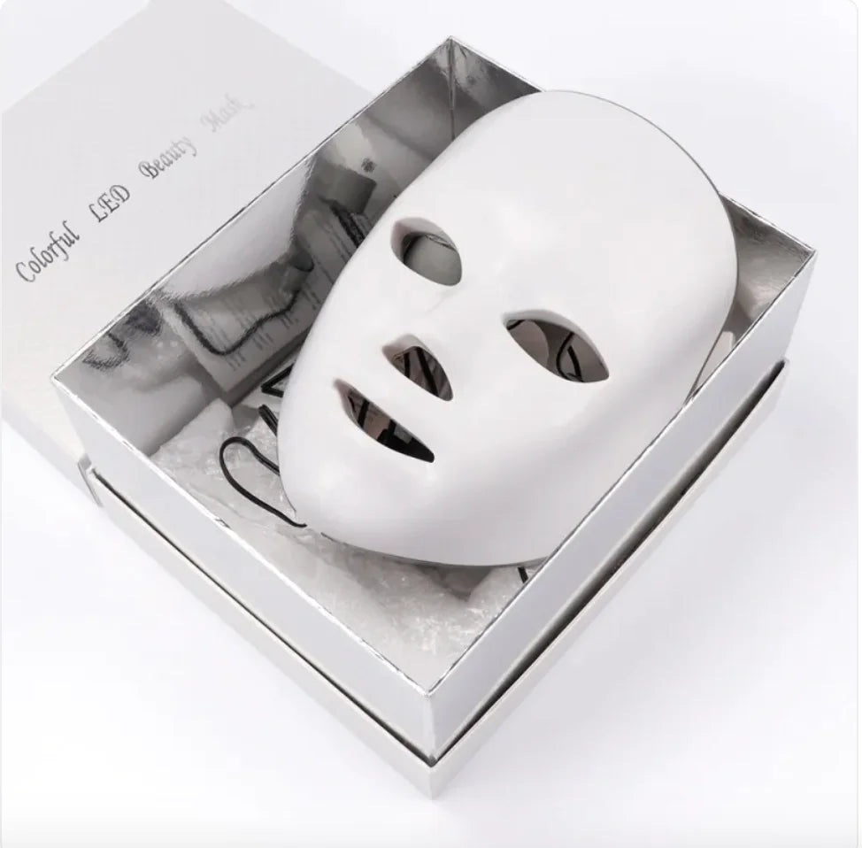 RLTO™ Glow Mask — 7‑Color LED Red Light Therapy for Radiant Skin